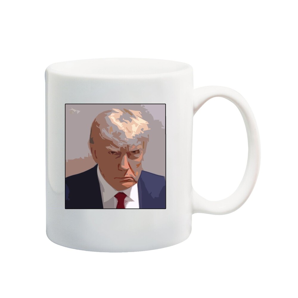 Donald Trump Mugshot Mug 2024 Arrest Funny Political Mug Arrest Trump 2024